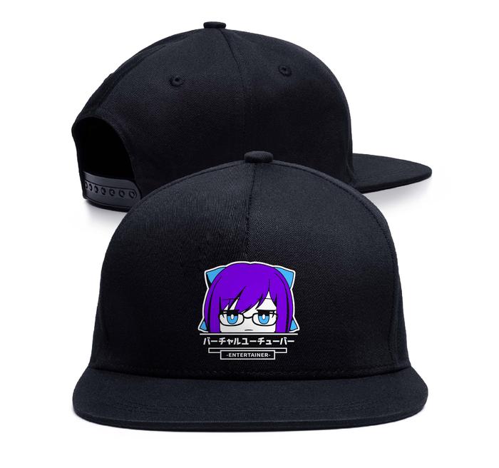 Topi anime vtuber YUUJIN A / A-CHAN peeker - HOLOLIVE JP 100% cotton