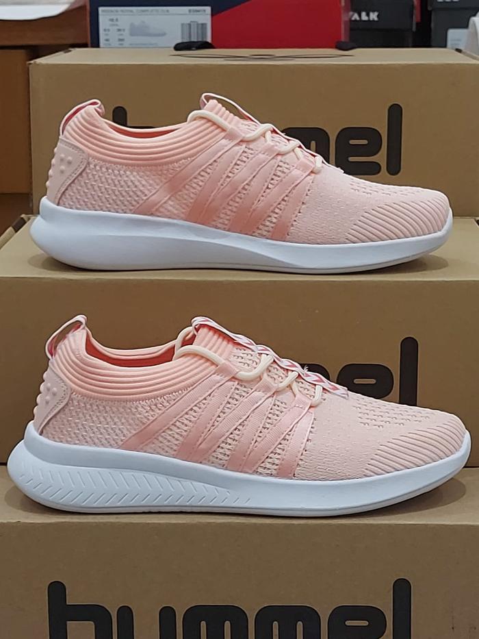 Sepatu Sneakers Wanita Original Hummel Trim Feminine - Pink