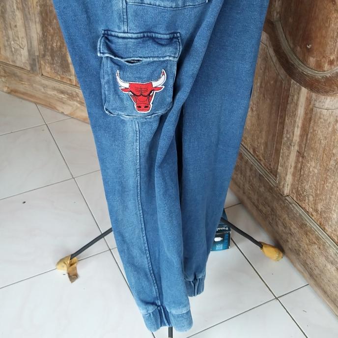 joger denim cargo NBA second