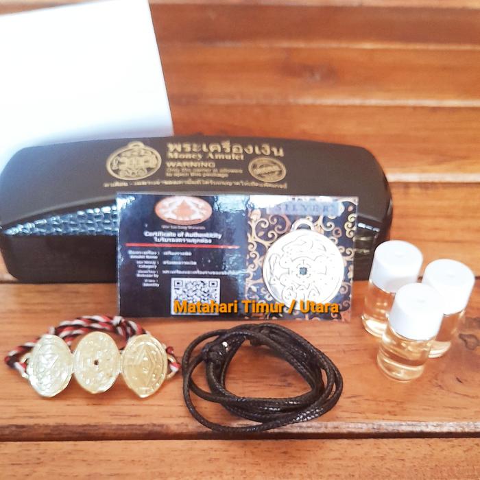 Money Amulet Silver asli Thailand bersertifikat resmi