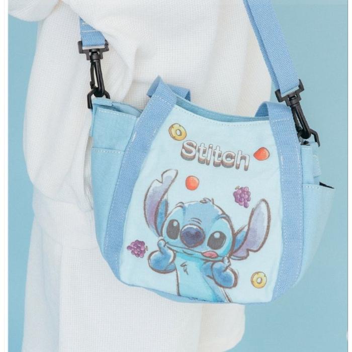 Tas Slempang Wanita Disney Stitch Salem Kanvas By SkyBlue