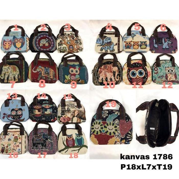 Mini handbag etnik Thailand // tas etnik Thailand // tas kanvas
