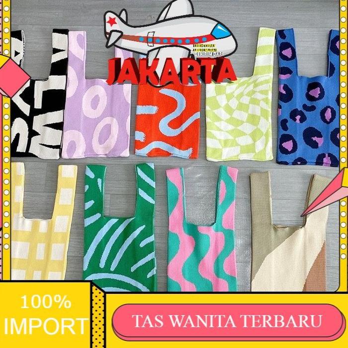 LB 3150 - BUFFOLLOW Vacay Tote Bag 9 Motif - Tas Bangkok Thailand