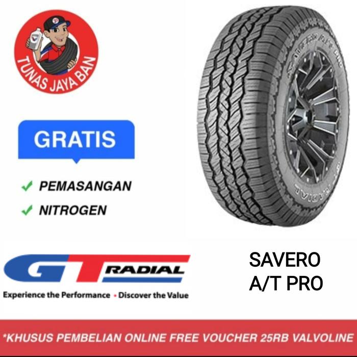 Ban Mobil GT Savero A/T PRO 255/65 R17 Surabaya 255 65 17