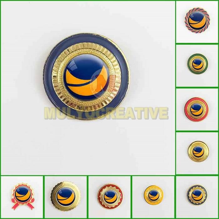 Pin Nasdem Pin Bros Logo Partai Nasdem Model Premium