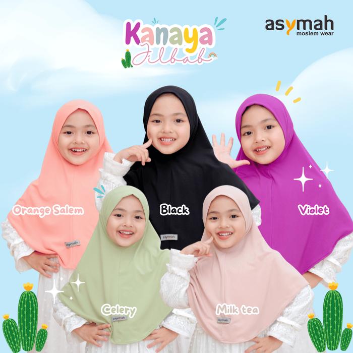Jilbab  Kanaya model Blouse sorong By Asymah
