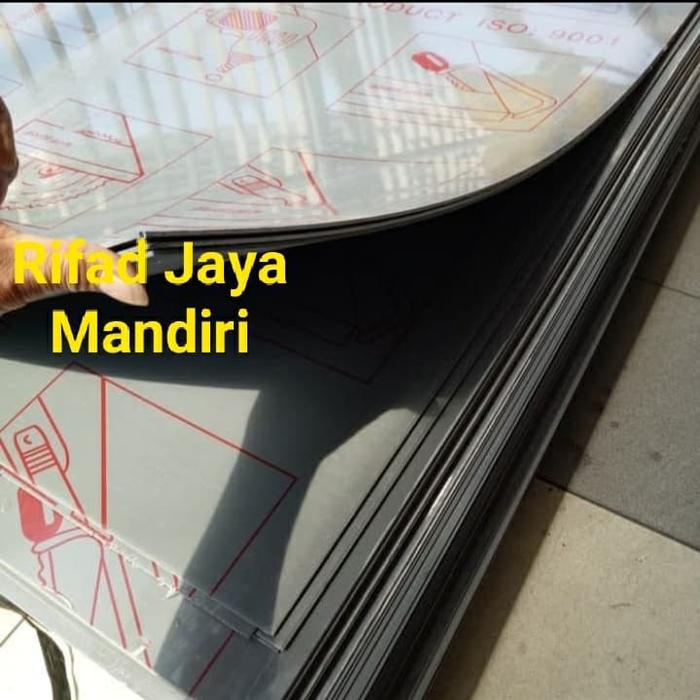 PVC Sheet Grey 1mm Abu Abu Plate/Lembaran