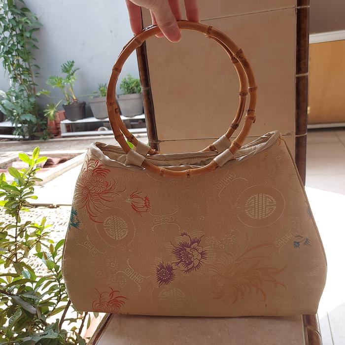 preloved tas wanita gold