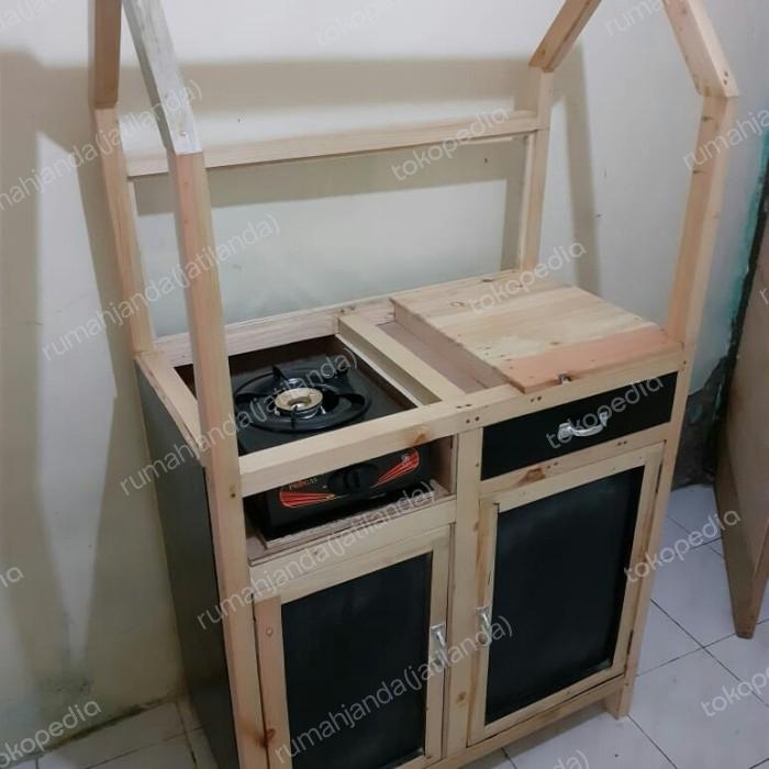 booth stand gerobak roti bakar/sosis bakar/bakso bakar dll