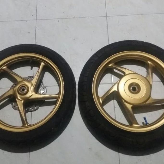 VELG VARIO lama/BEAT KARBU/BEAT F1 ORIGINAL WARNA GOLD PLUS BAN