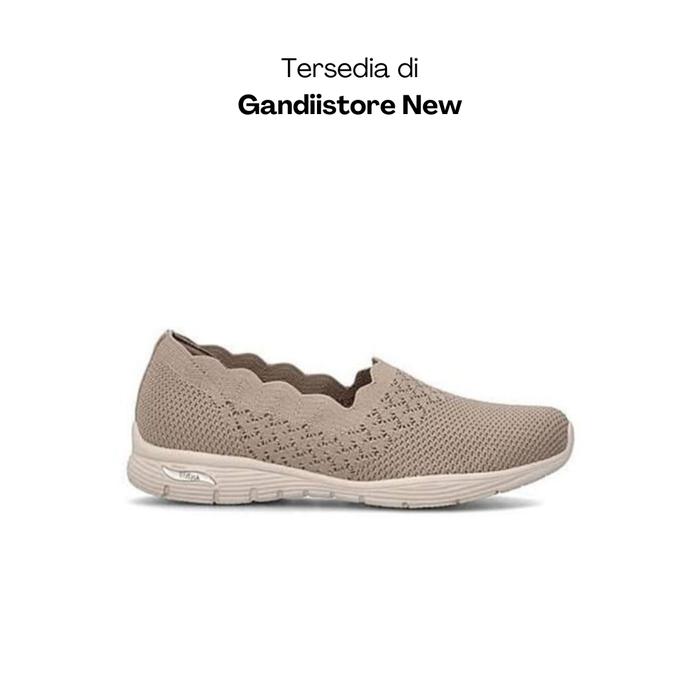 Sepatu Slip On Wanita Skechers Arch Fit Seager 158557/TPE Taupe Women