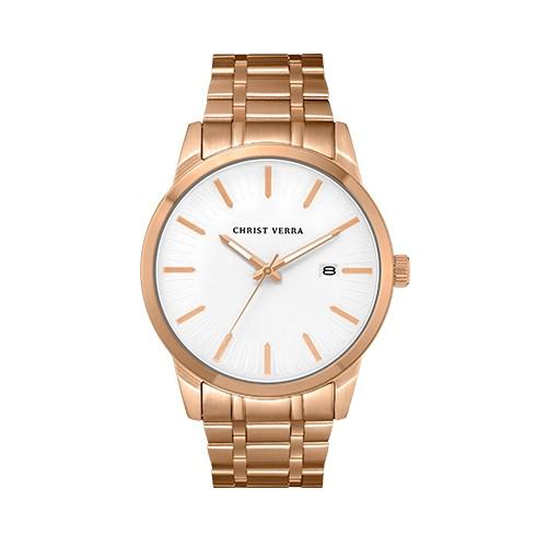 Jam Tangan Couple Christ Verra CV 10636G-15 SLV/CV 10636L-15  Original