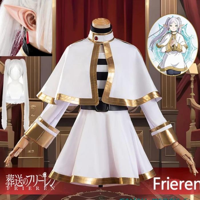 Frieren sousou no frieren costume wig shoes weapon cosplay