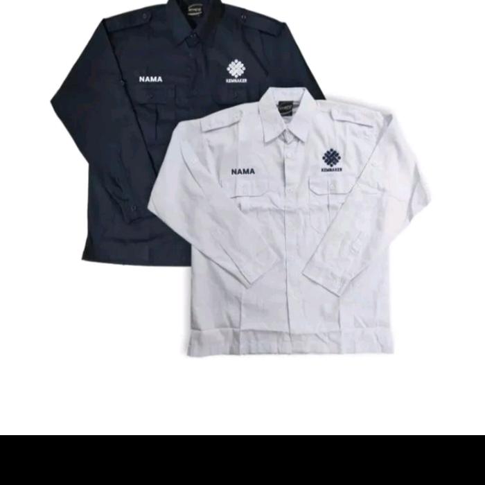 kemeja kemnaker pdh kemnaker baju kemnaker seragam kemnaker