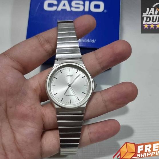 JAM TANGAN PRIA WANITA CASIO ORIGINAL ANALOG HITAM STAINLESS MQ-24D-7E CASIO MQ 24D 7E CASIO MQ24