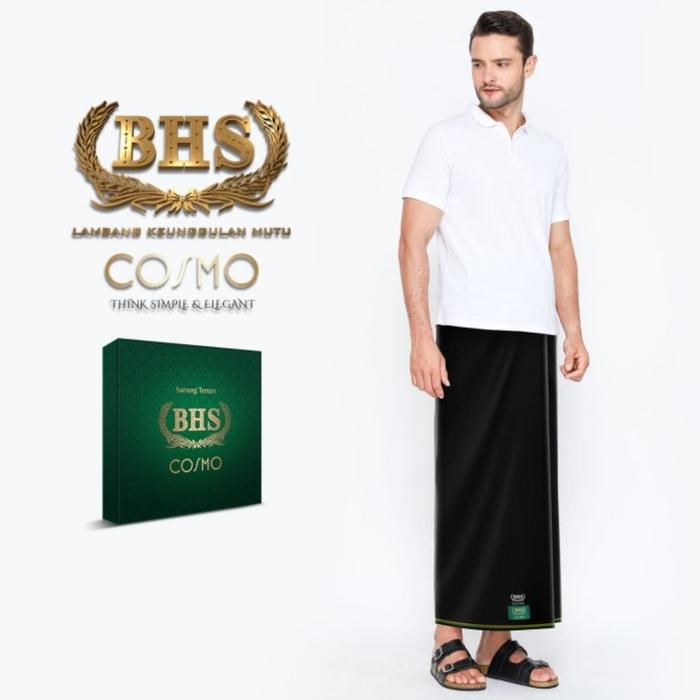 Sarung BHS Cosmo Hitam Polos