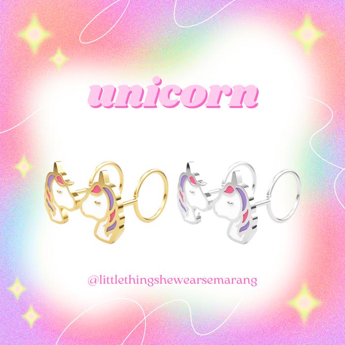 Anting Toge Unicorn by Littlethingshewear 0.66 Gram