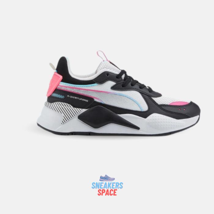 SEPATU PUMA RS-X 3D COOL LIGHT GREY BLACK SNEAKERS CASUAL WOMAN