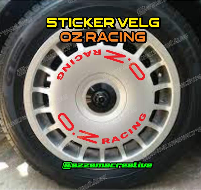 Sticker Velg Mobil OZ Racing