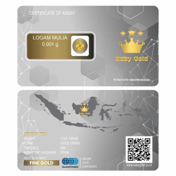 logam mulia LM 0.001 gram emas 24 karat