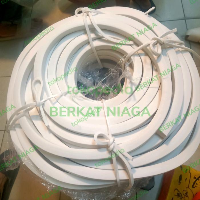 sponge silicone strip 25x25 / sponge silicon putih 25mm x 25mm