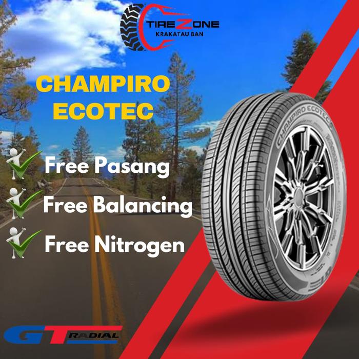 Ban Mobil 195/70 r14 GT Radial 195/70R14 Champiro ecotec Gajah Tunggal 195 70 14 cocok untuk kijang