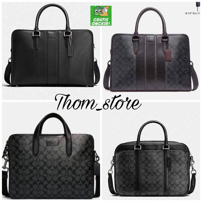 TAS PRIA C H 2833 BUSINESS BOND BRIEFCASE LAPTOP SIGN CANVAS LEATHER