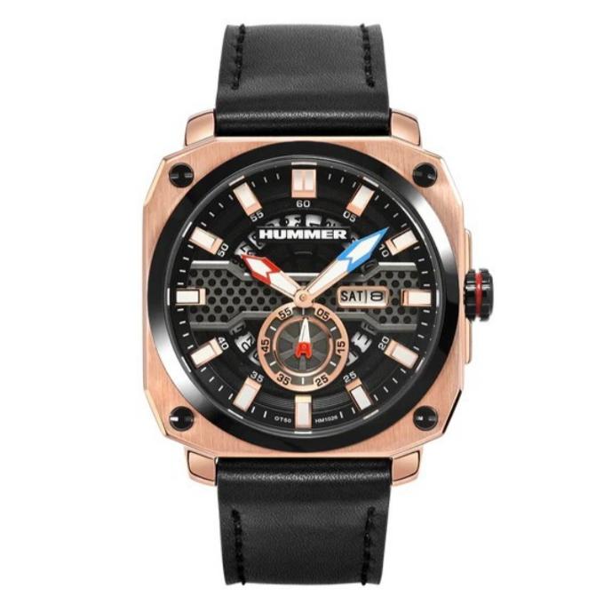 HUMMER HM1026-1032 Jam Tangan Analog Pria Tali Kulit Original