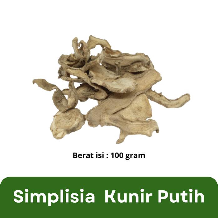 Simplisia kunir putih
