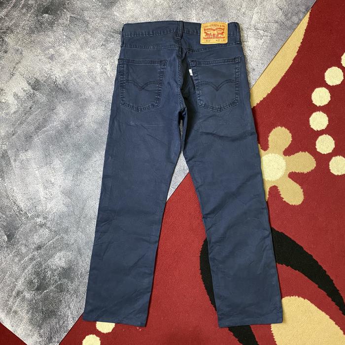 Levis 513 navy stretch chinospants