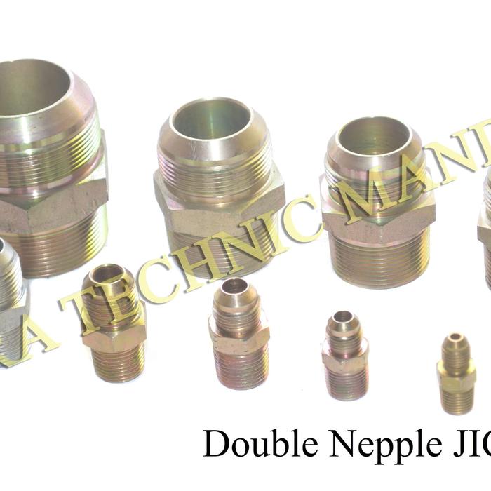 dobbel neple 1" JIC X 1" NPT