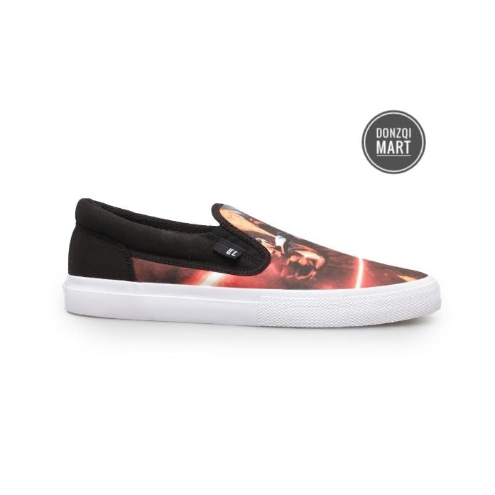 DC Starwars Manual Slip On Mens Sneakers Shoes - Black/Red