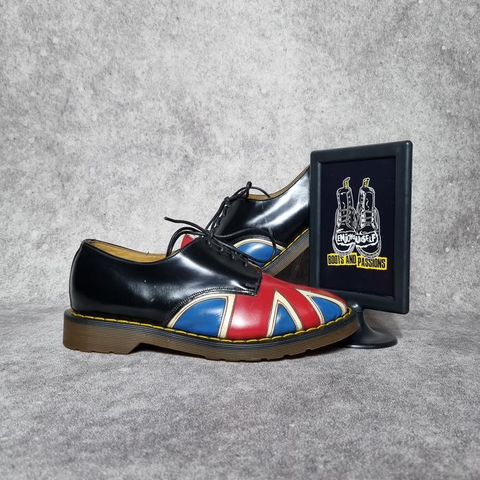 Dr Martens X Global Vtg Union Jack 7uk England Solovair Docmart RARE