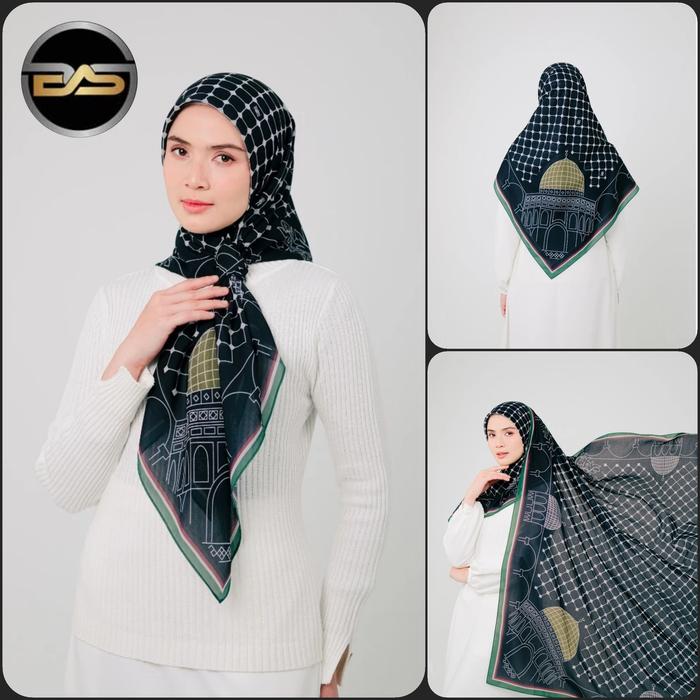 Land Of Martyr Scarf Series Kerudung Palestina Hijab Zysku Xena 3Motif