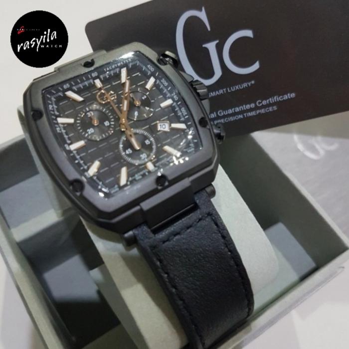 Jam Tangan Pria Guess Collection GC Y83003G2MF Spirit Tonneau Chrono