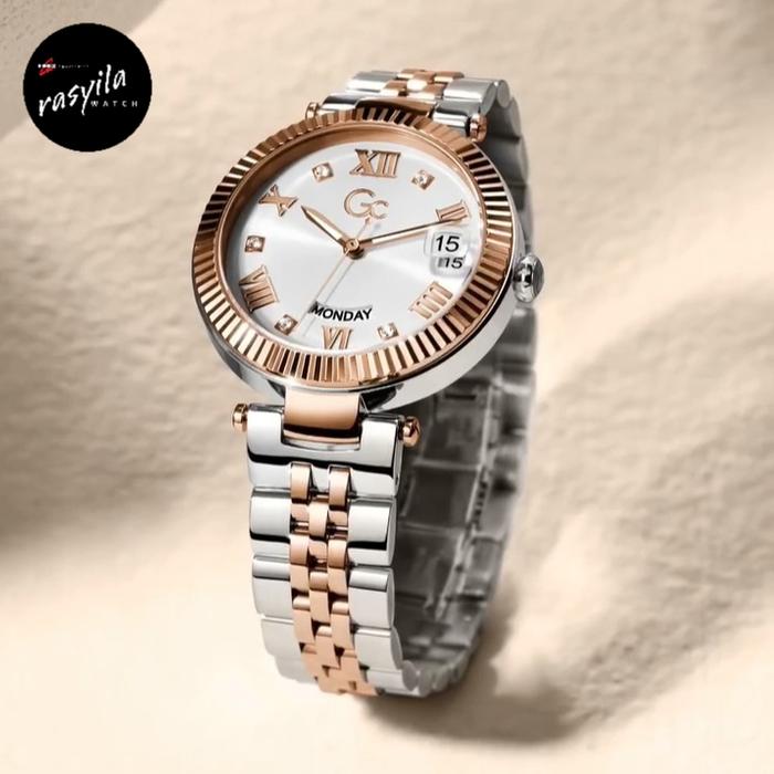 Jam Tangan Wanita Guess Collection GC Z01003L1MF Flair Stainless Strap