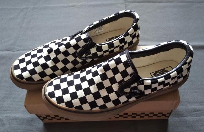 Vans Slip On (Japan Market) Checkerboard Gum Sole Original