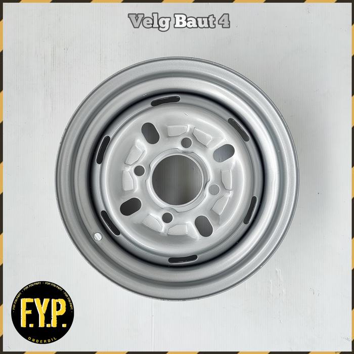 Velg Peleg Pelek Ring 12 Baut 4 Motor Viar Kaisar Jialing Roda Tiga