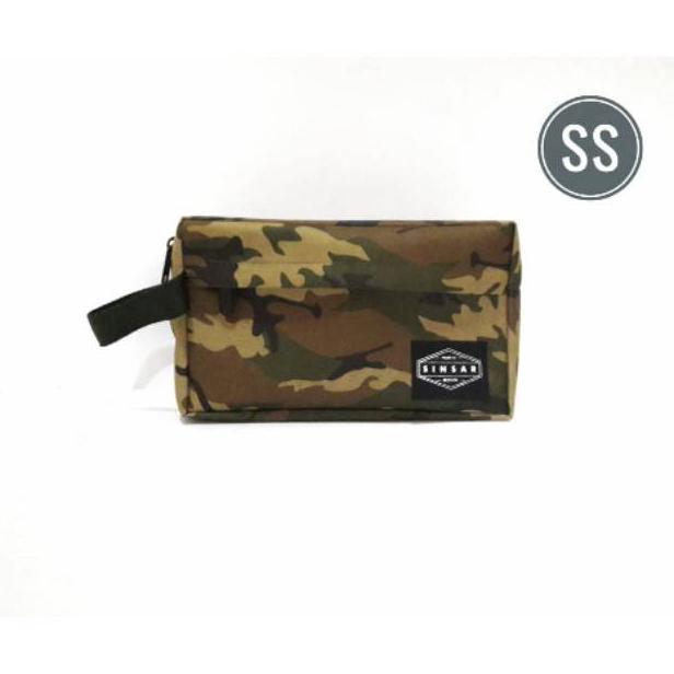 Handbag Army Loreng/ Pouch Kosmetik / Pouch Travel / Tas Vape
