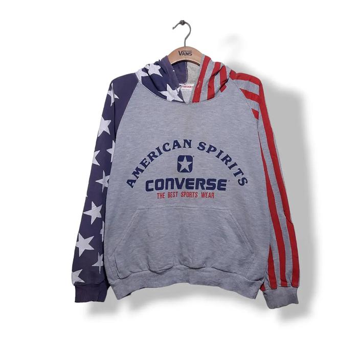 Vintage Converse American Flag Hoodie