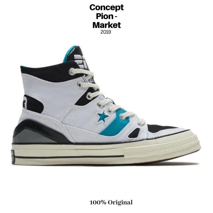 Converse Chuck 70 E260 HI White Rapid Teal