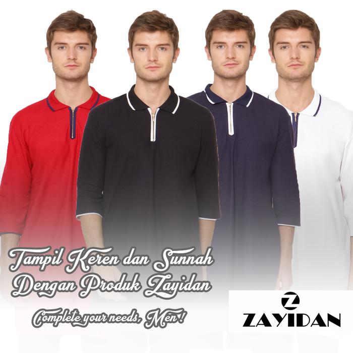 Kaos Gamis Zipper By Zayidan Bahan Adem | Kaos Zipper Zayidan