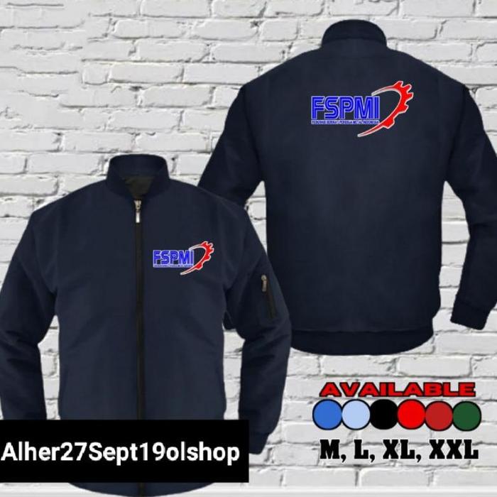 Jaket Fspmi Jaket Bomber Fspmi Full Bordir Jaket Serikat Pekerja Jaket