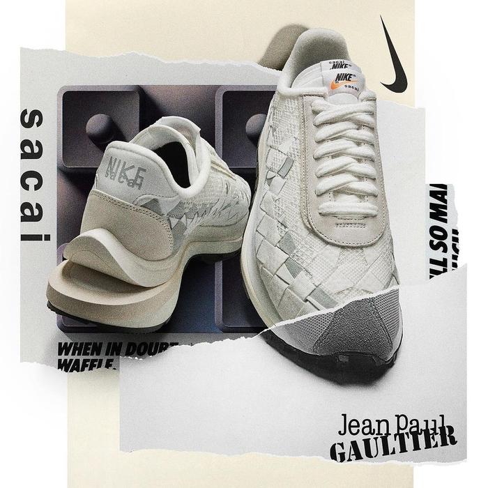 Jean Paul Gaultier x Sacai x Nike VaporWaffle Woven "White" DR5209-100