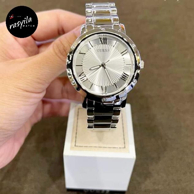Jam Tangan Wanita Guess GW0404L1 Dawn Silver Stainless Steel