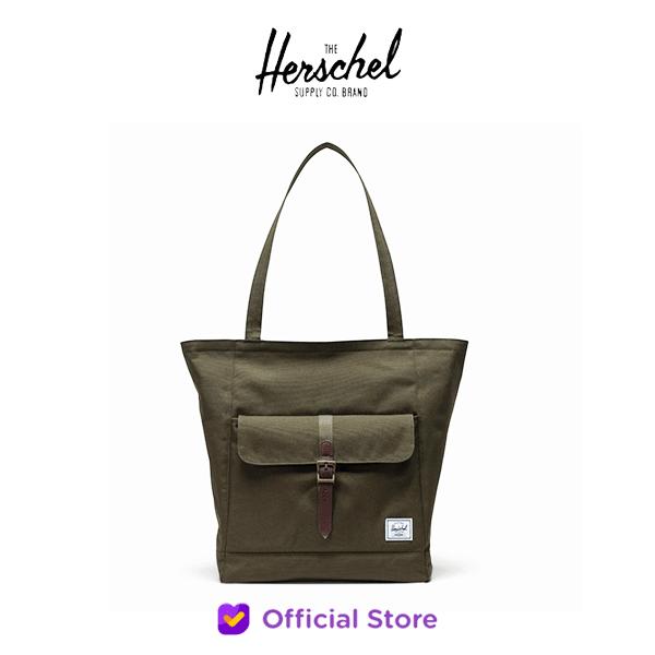 Herschel Retreat Tote | Field Trip Bag -  Ivy Green /Coffe