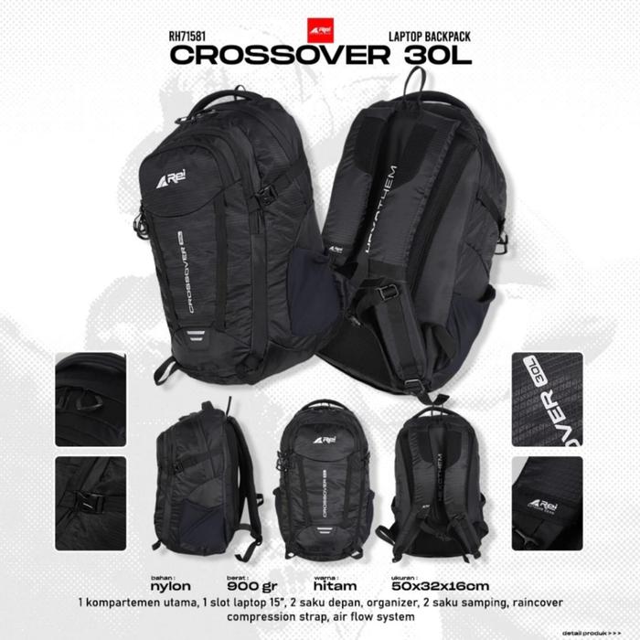 Tas Punggung 30L/Tas Ransel 30L Arei Crossover 30L
