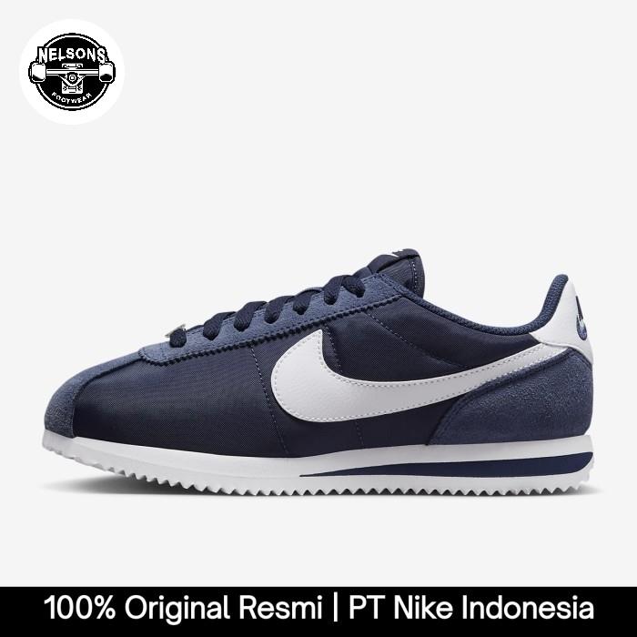 NIKE CORTEZ TXT ORIGINAL WOMENS - MIDNIGHT NAVY/WHITE
