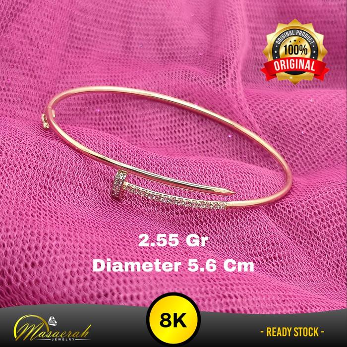 Gelang Bangle Dewasa Emas 2.55 Gram 35