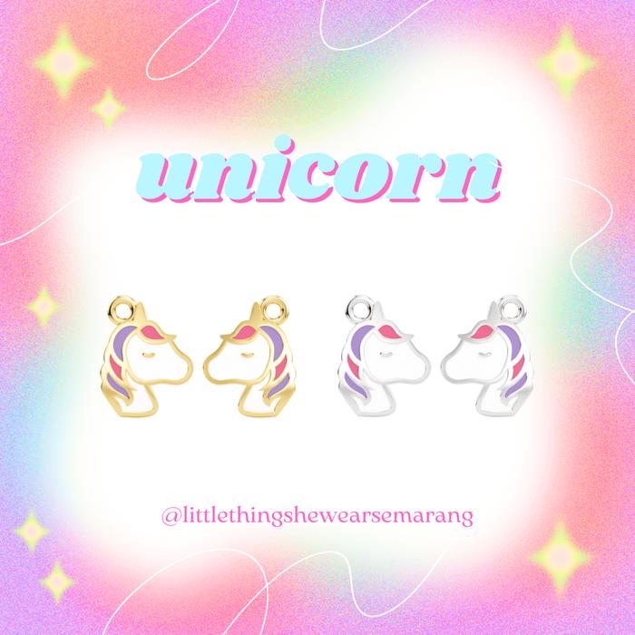 Pedant Loop Hoop Unicorn Littlethingshewear 0,4 Gram